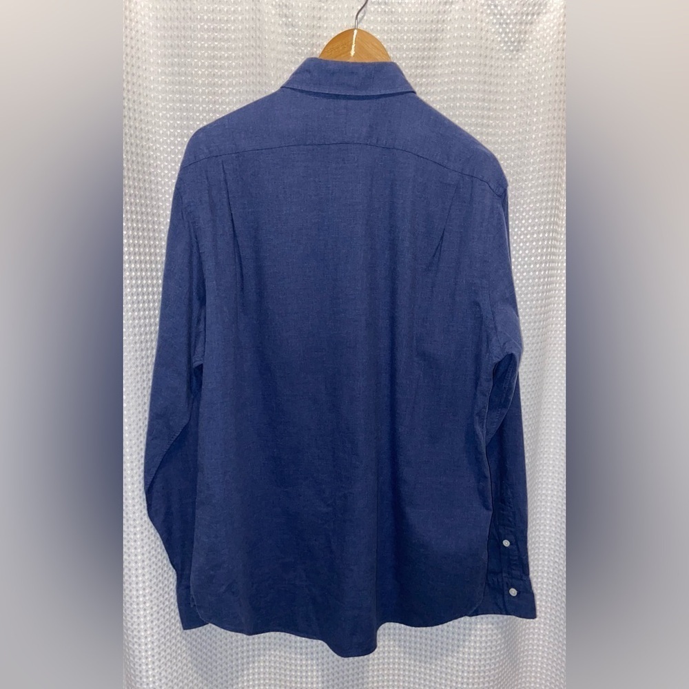 2/60$ Polo Ralph Lauren long sleeves buttoned shirt size XL - Blue - Picture 6 of 7